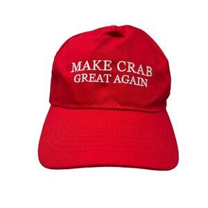 Make Crab Great Again Joe's Crab Shack MAGA Parody Snapback Hat Cap Donald Trump